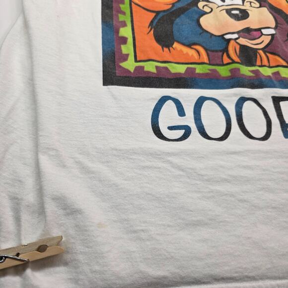 VTG Disney Goofy Tank Top Shirt Men L/XL 90s Mickey INC Stain READ - Picture 7 of 13